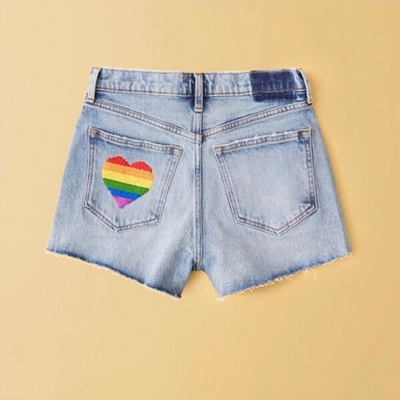 Abercrombie & Fitch | Shorts | Nwt Abercrombie Pride High Rise Mom Shorts | Poshmark